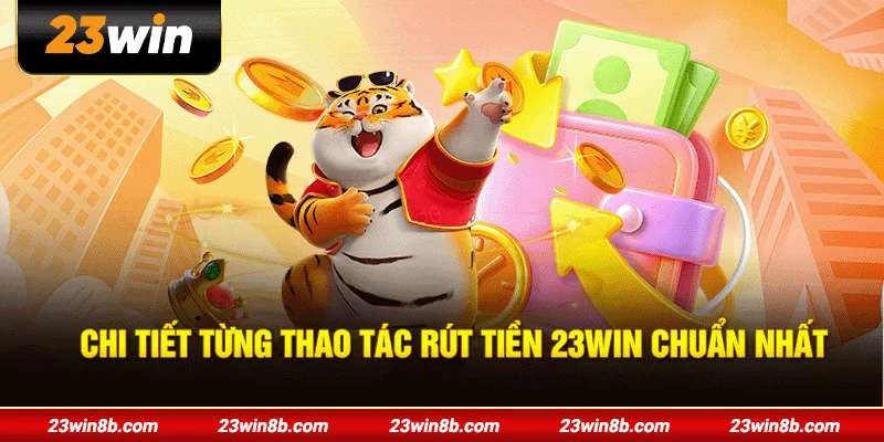 Chi tiết từng thao tác rút tiền 23WIN chuẩn nhất